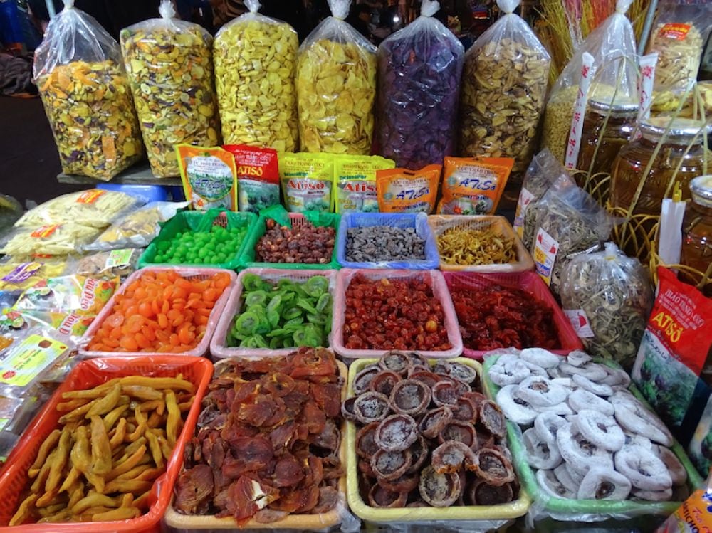 Gian hàng đặc sản Đà Lạt
